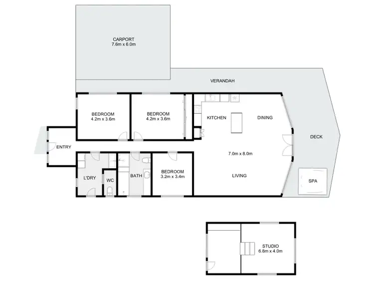 Floorplan of Homely house listing, 11 Summit View Court, Merrijig VIC 3723