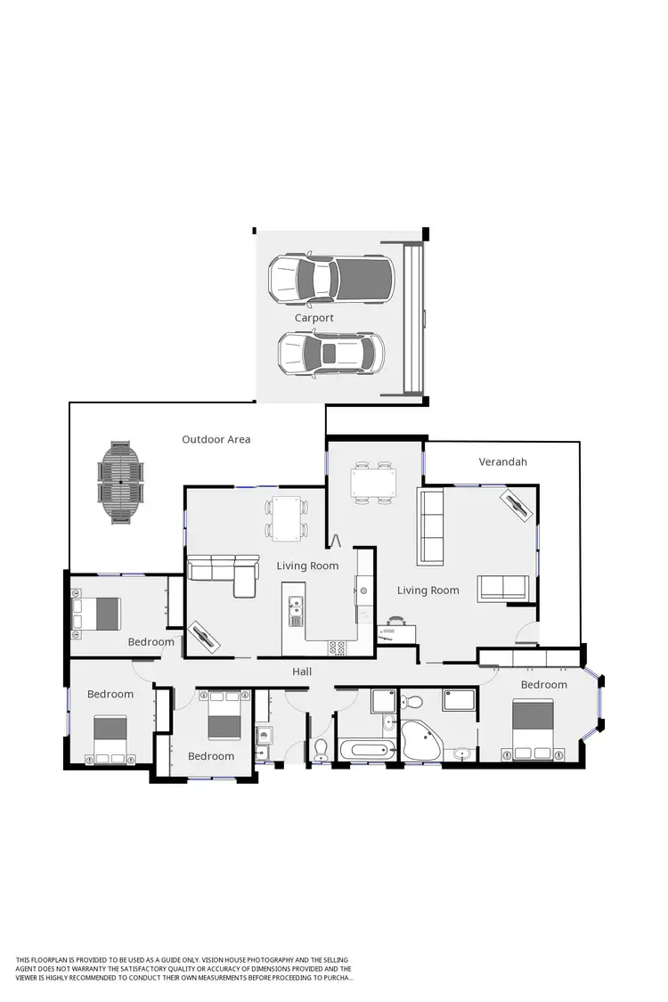 Floorplan of Homely house listing, 4 Topaz Court, Mildura VIC 3500