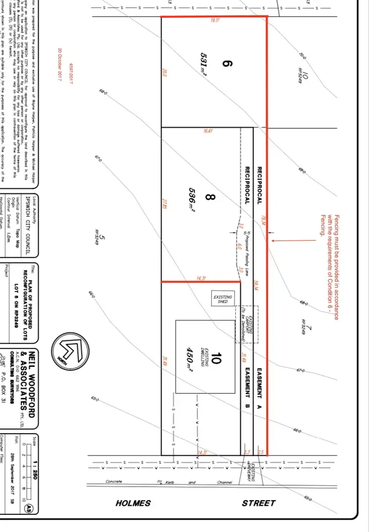 Floorplan of Homely land listing, 10B Holmes Street, North Ipswich QLD 4305