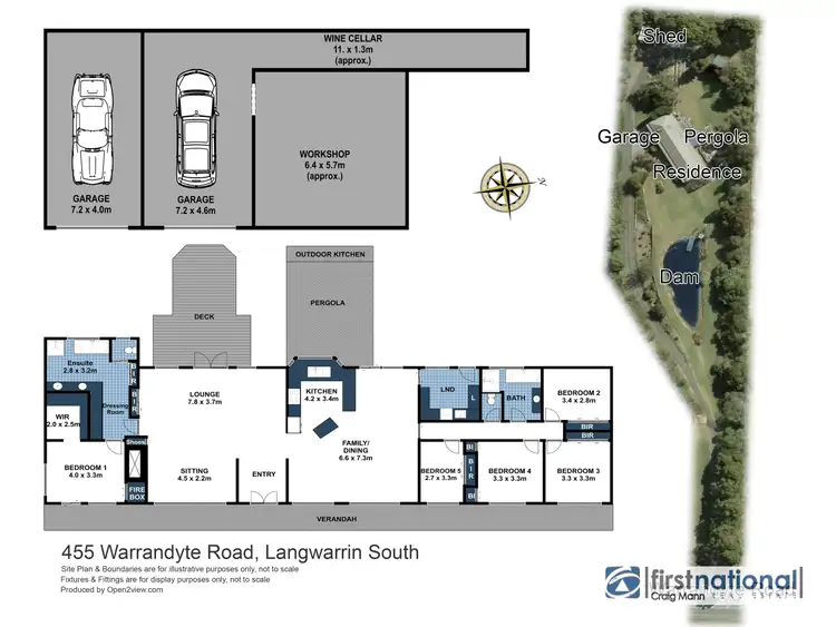 Floorplan of Homely rural property listing, 455 Warrandyte Road, Langwarrin South VIC 3911