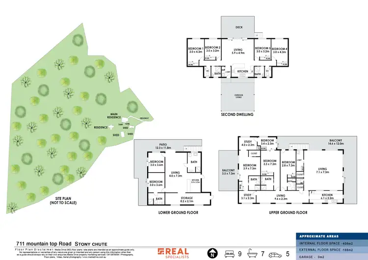 Floorplan of Homely rural property listing, 711 Mountain Top Road, Stony Chute NSW 2480