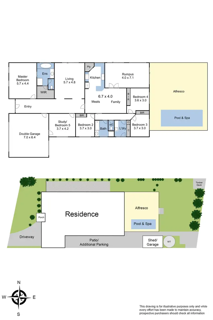Floorplan of Homely house listing, 14 MINTBUSH TERRACE, Langwarrin VIC 3910