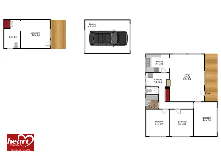 Floorplan of Homely house listing, 148 Dawson Street, Sale VIC 3850