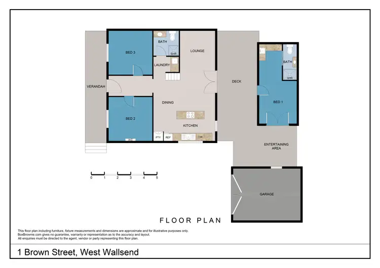 Floorplan of Homely house listing, 1 Brown Street, West Wallsend NSW 2286