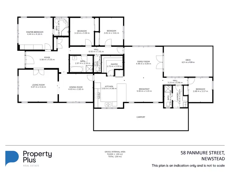 Floorplan of Homely house listing, 58 Panmure Street, Newstead VIC 3462