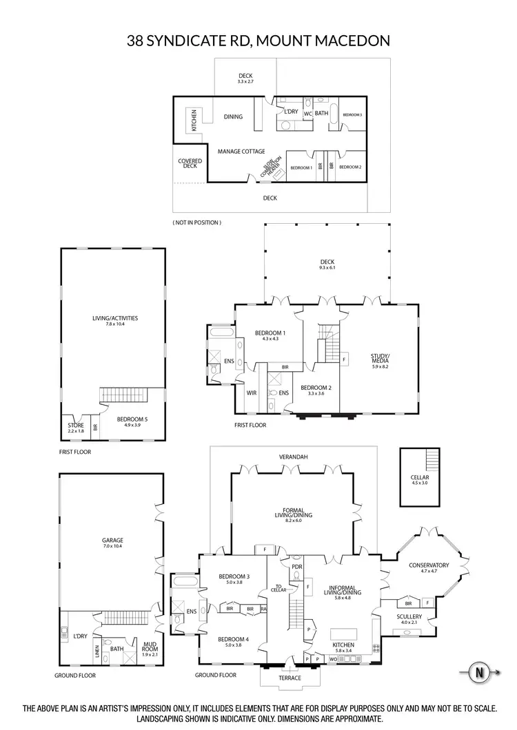 Floorplan of Homely house listing, 38 Syndicate Road, Mount Macedon VIC 3441
