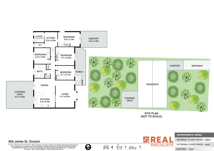 Floorplan of Homely house listing, 36A James Street, Dunoon NSW 2480