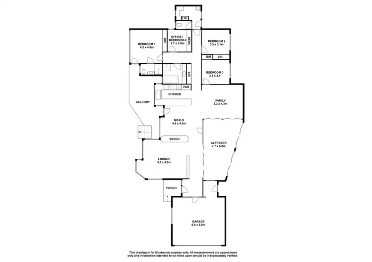 Floorplan of Homely house listing, 6 Lorikeet Street, Mount Gambier SA 5290