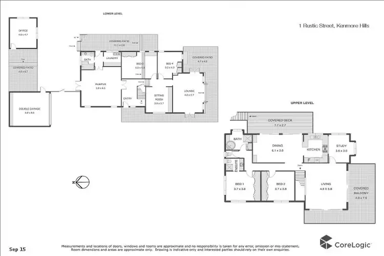 Floorplan of Homely house listing, 1 Rustic Street, Kenmore Hills QLD 4069