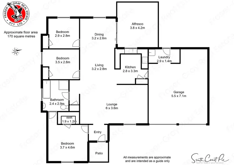 Floorplan of Homely house listing, 14 Patterson Close, Moruya NSW 2537