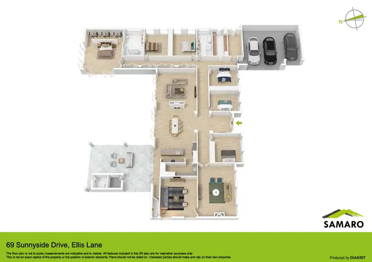 Floorplan of Homely house listing, 69 Sunnyside Drive, Ellis Lane NSW 2570