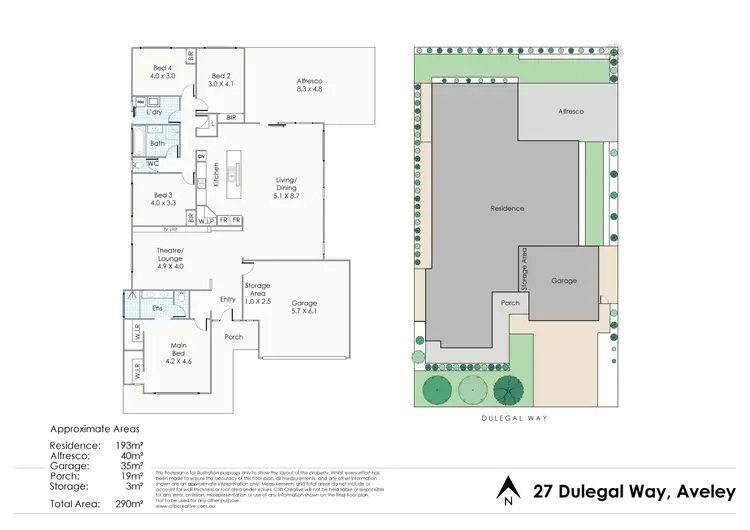 Floorplan of Homely house listing, 27 Dulegal Way, Aveley WA 6069