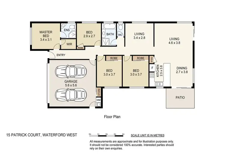 Floorplan of Homely house listing, 15 Patrick Court, Waterford West QLD 4133