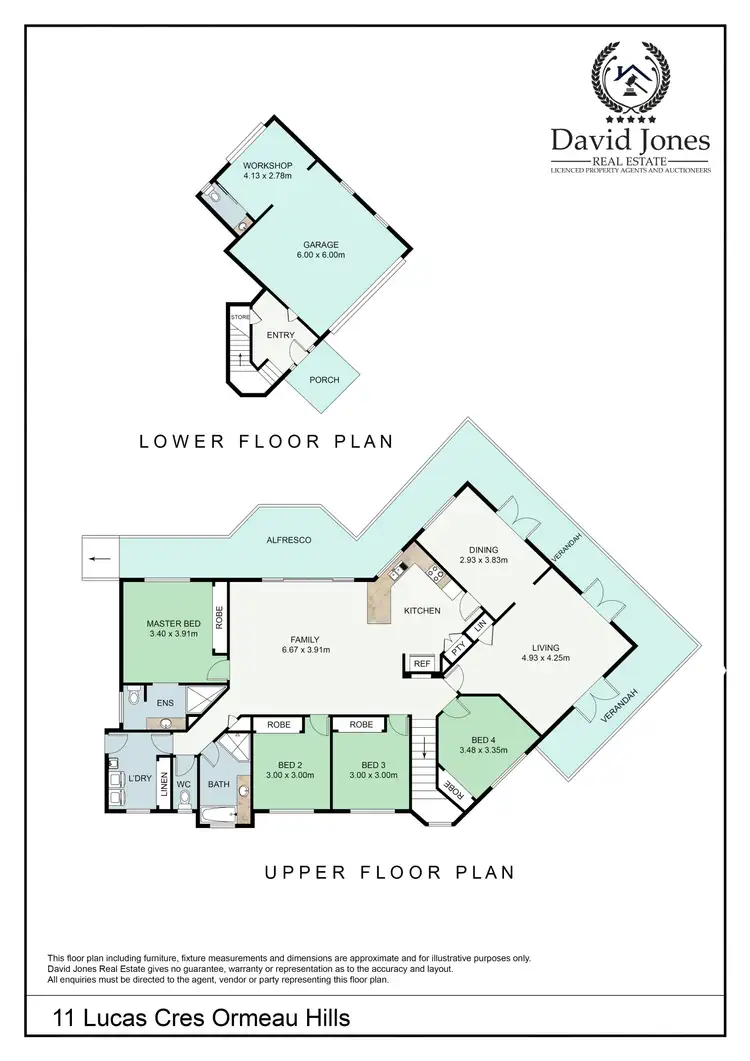 Floorplan of Homely house listing, 11 Lucas Crescent, Ormeau Hills QLD 4208