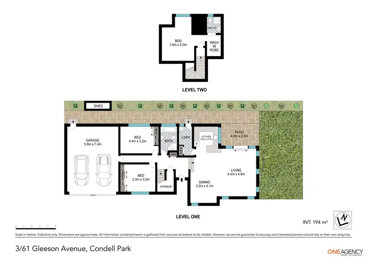 Floorplan of Homely townhouse listing, 3/61 Gleeson Avenue, Condell Park NSW 2200