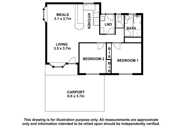 Floorplan of Homely unit listing, 3/14 Spehr Street, Mount Gambier SA 5290