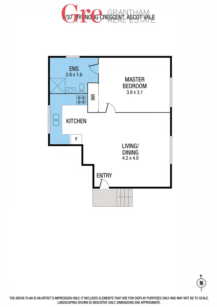 Floorplan of Homely apartment listing, 9/37 Myrnong Cres, Ascot Vale VIC 3032