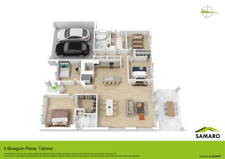 Floorplan of Homely house listing, 5 Blue Gum Place, Tahmoor NSW 2573