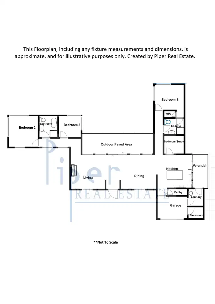 Floorplan of Homely rural property listing, Vinegaroy Road, Coolah NSW 2843