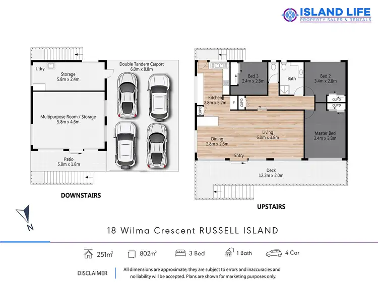 Floorplan of Homely house listing, 18 WILMA CRESCENT, Russell Island QLD 4184