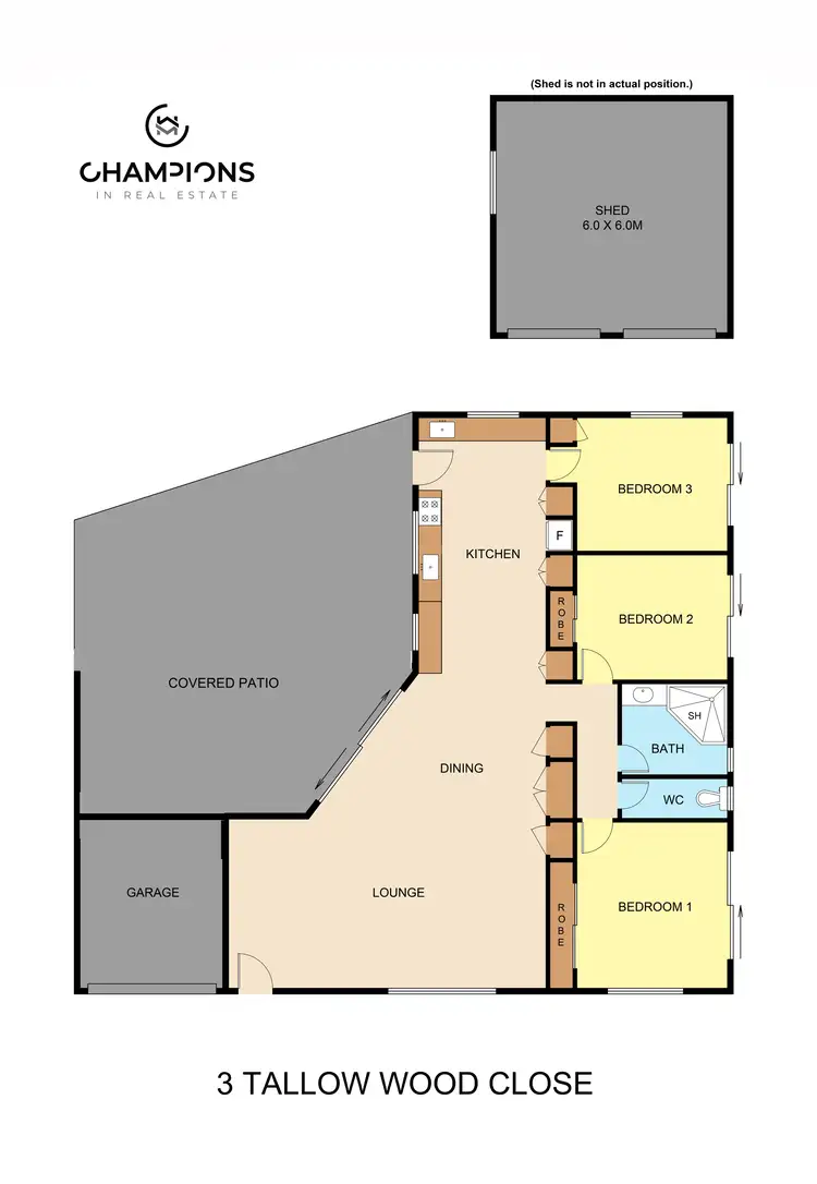 Floorplan of Homely house listing, 3 Tallow Wood Close, Redlynch QLD 4870
