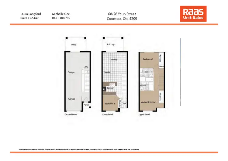 Floorplan of Homely townhouse listing, 68/26 Yaun Street, Coomera QLD 4209