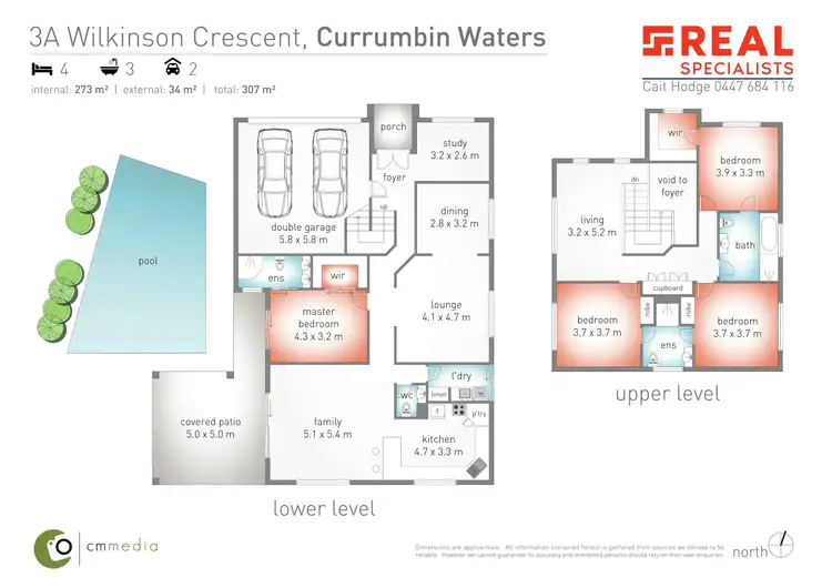 Floorplan of Homely house listing, 3A Wilkinson Crescent, Currumbin Waters QLD 4223