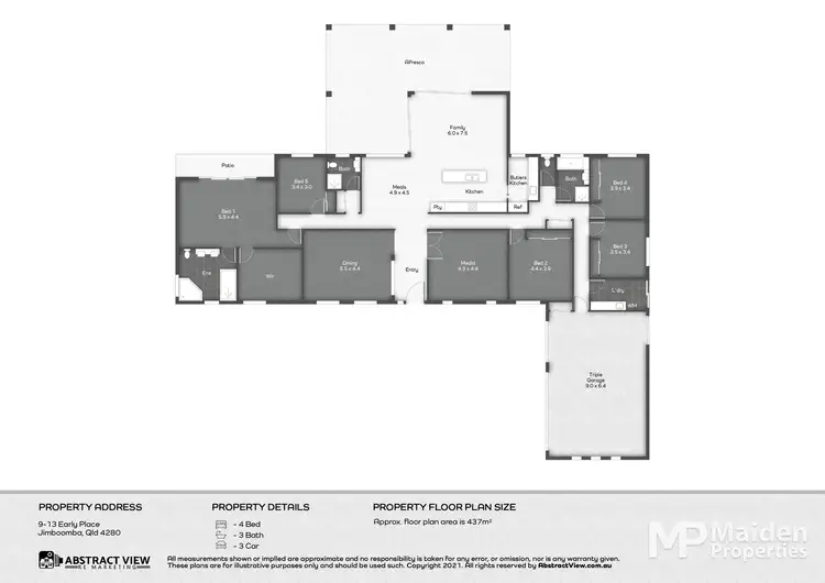 Floorplan of Homely rural property listing, 9-13 Early Place, Jimboomba QLD 4280