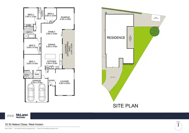 Floorplan of Homely house listing, 32 St Helens Close, West Hoxton NSW 2171