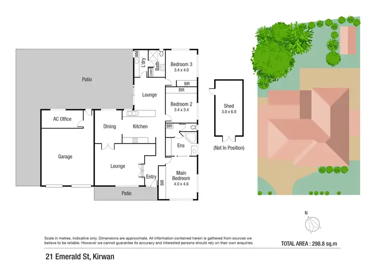 Floorplan of Homely house listing, 21 Emerald Street, Kirwan QLD 4817
