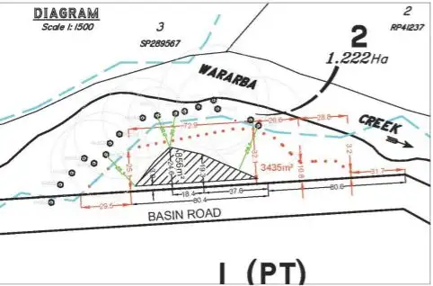 Floorplan of Homely land listing, 66 Basin Road, Wamuran Basin QLD 4512