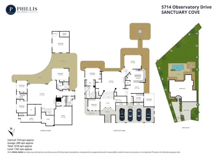 Floorplan of Homely house listing, 5714 Observation Crescent, Sanctuary Cove QLD 4212