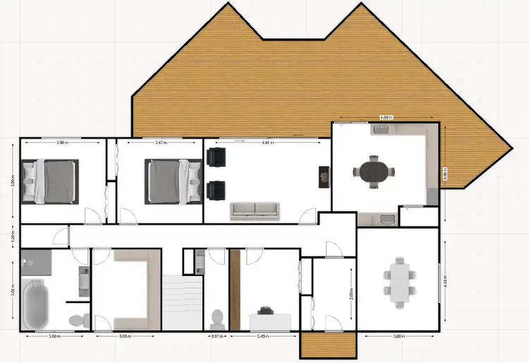 Floorplan of Homely house listing, 10 DINGLE ROAD, Beechworth VIC 3747