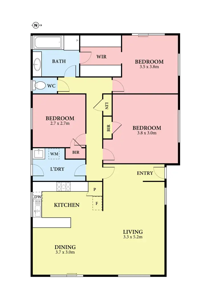 Floorplan of Homely house listing, 27 Beleura Grove, Lower Plenty VIC 3093