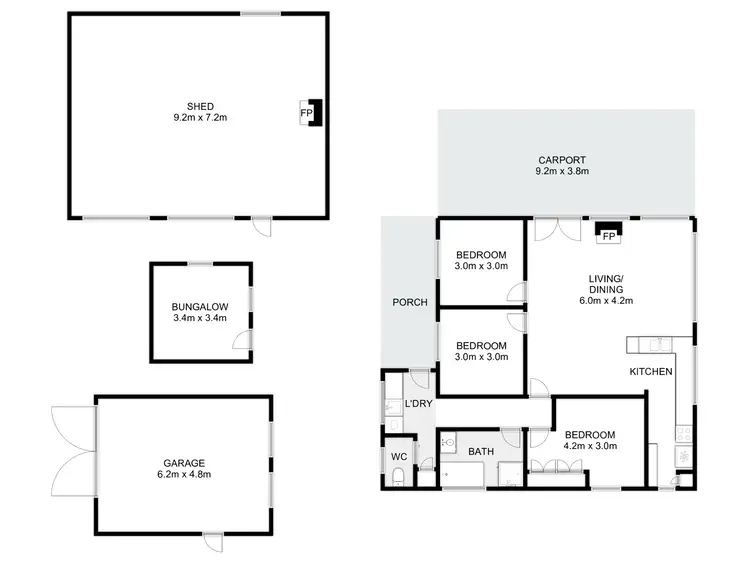 Floorplan of Homely house listing, 3 River Bend Rise, Macs Cove VIC 3723