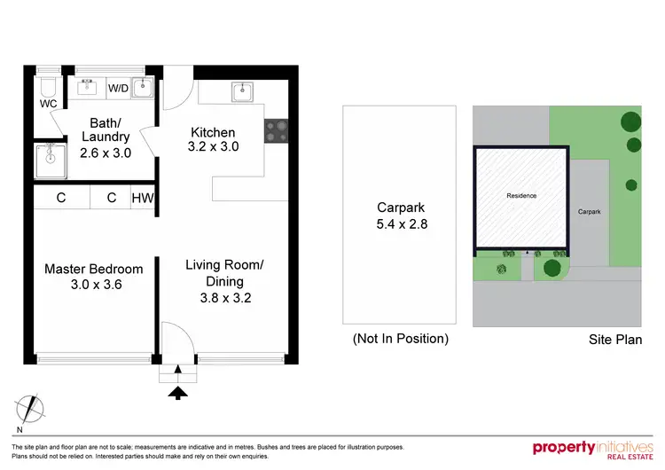 Floorplan of Homely unit listing, 1/7 Bieske Road, Grovedale VIC 3216