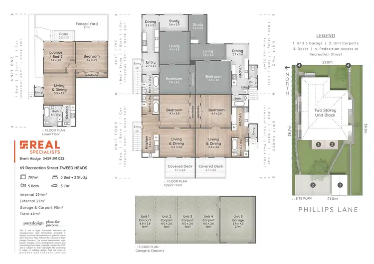 Floorplan of Homely block of units listing, 69 Recreation Street (access off Phillips Lane), Tweed Heads NSW 2485