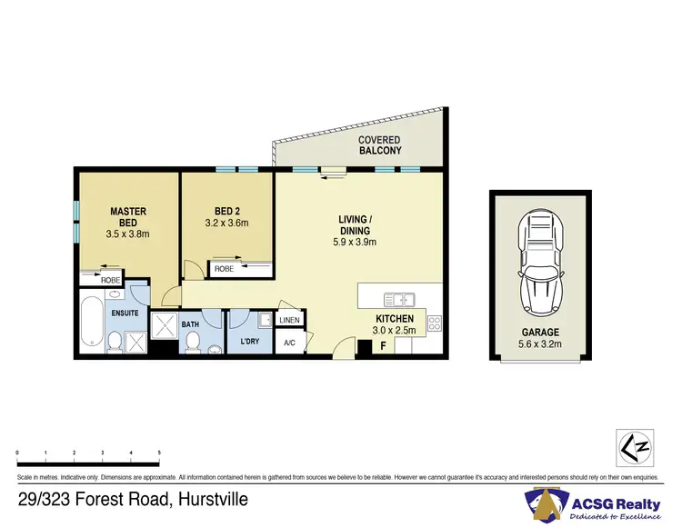 Floorplan of Homely apartment listing, 29/323 Forest Road, Hurstville NSW 2220