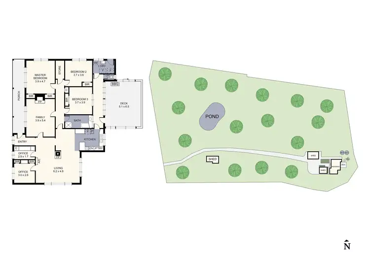 Floorplan of Homely rural property listing, 190 South Road, Loch VIC 3945