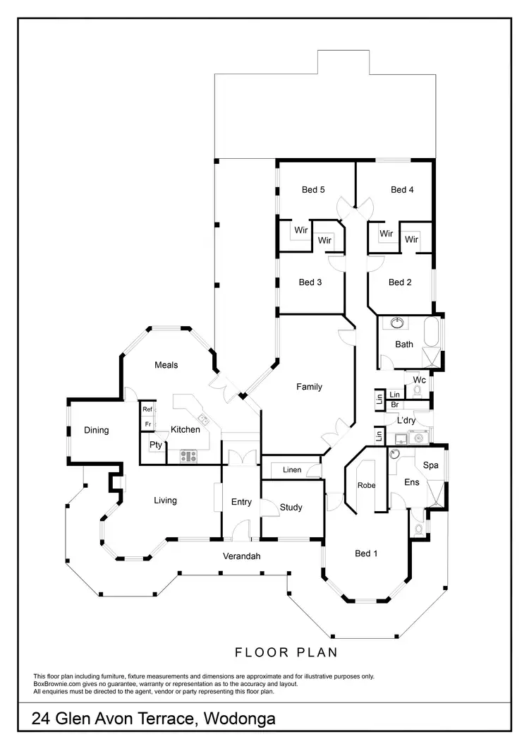 Floorplan of Homely house listing, 24 GLEN AVON TERRACE, Wodonga VIC 3690