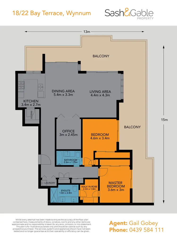 Floorplan of Homely apartment listing, 18/22 Bay Terrace, Wynnum QLD 4178