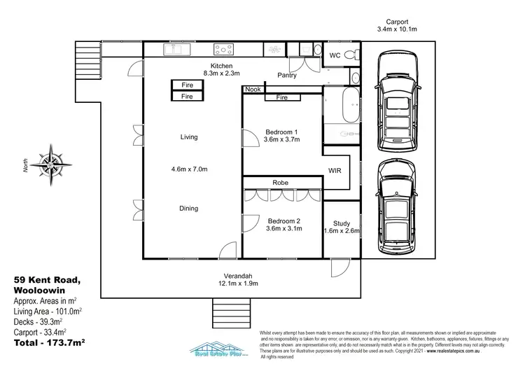 Floorplan of Homely house listing, 59 Kent Road, Wooloowin QLD 4030