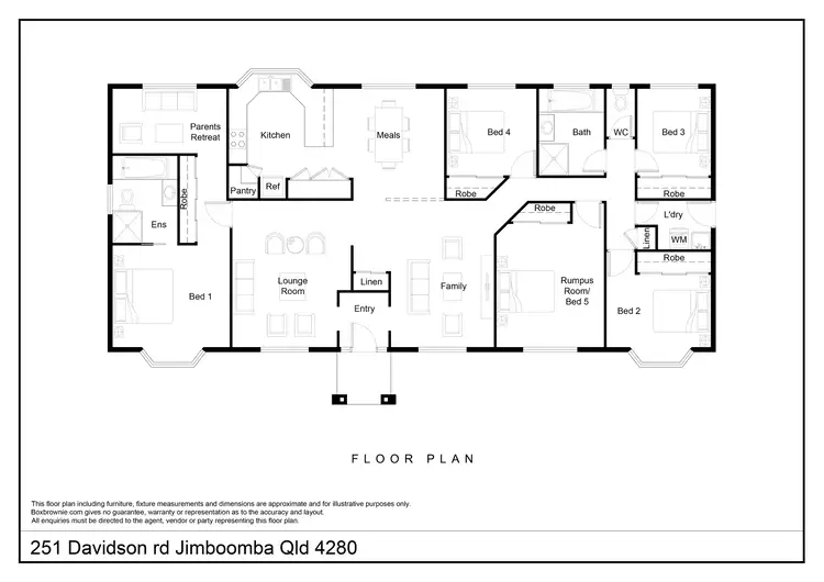 Floorplan of Homely house listing, 251 Davidson Road, Jimboomba QLD 4280