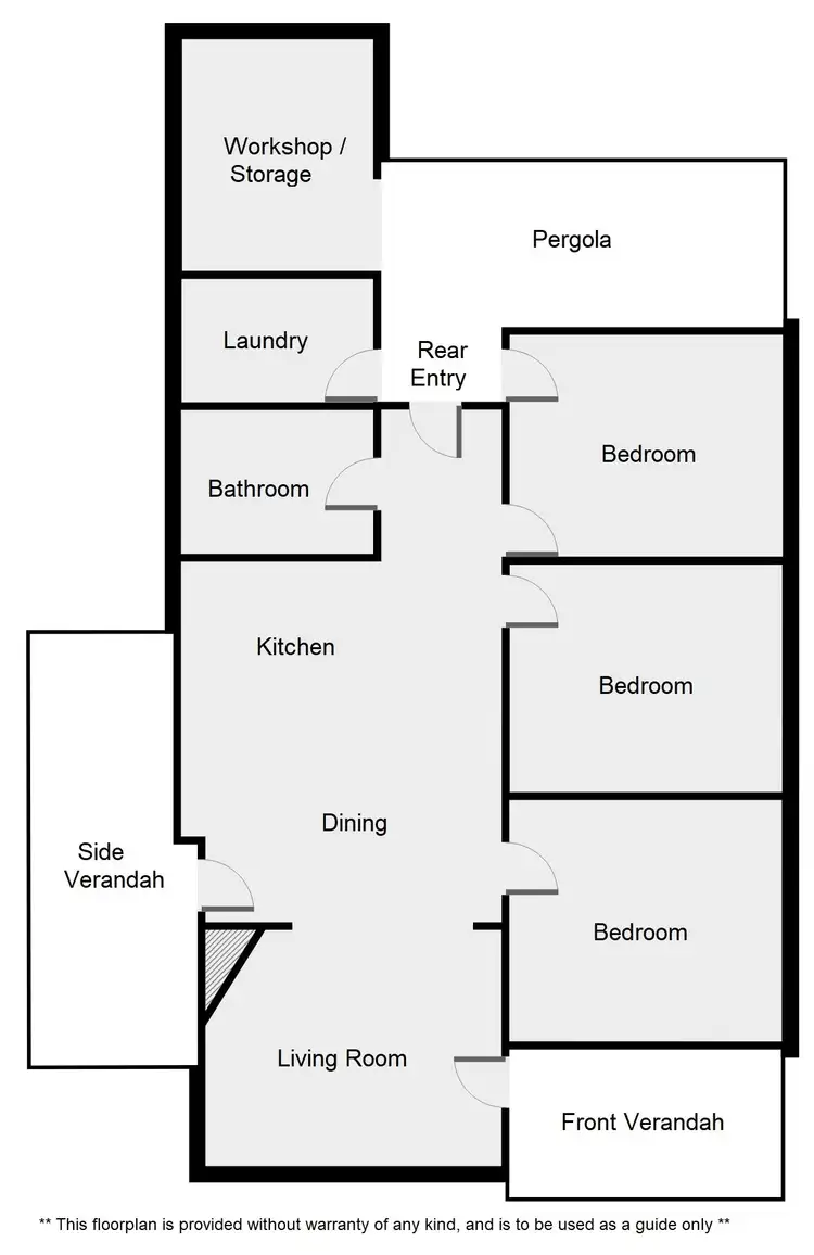 Floorplan of Homely house listing, 113 Anderson Street, Warracknabeal VIC 3393