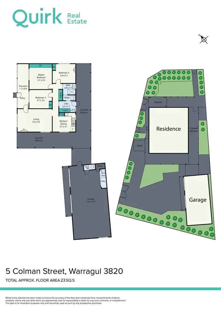 Floorplan of Homely house listing, 5 Colman Street, Warragul VIC 3820