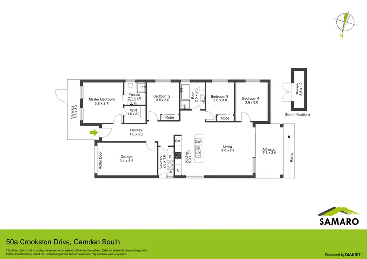 Floorplan of Homely house listing, 50a Crookston Drive, Camden South NSW 2570