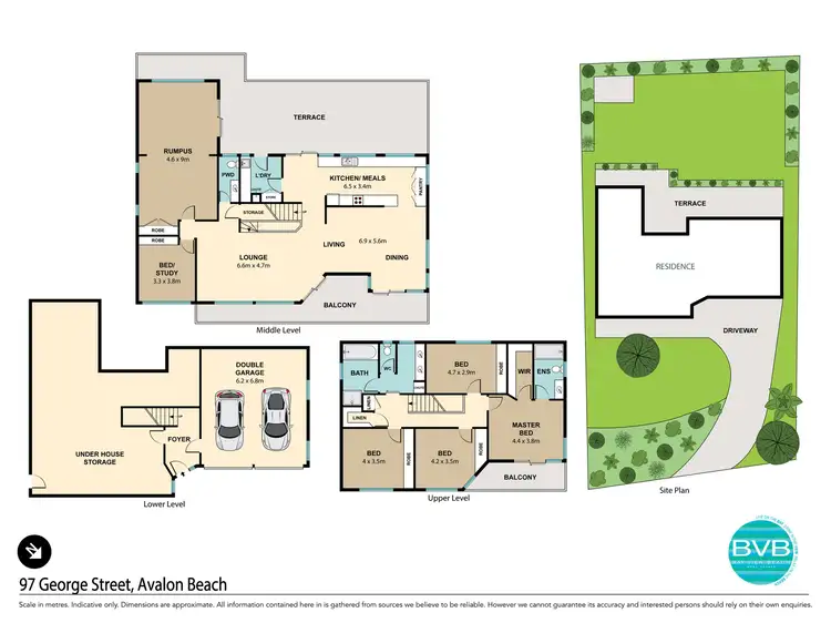 Floorplan of Homely house listing, 97 George Street, Avalon Beach NSW 2107