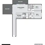 Floorplan of Homely apartment listing, 502/3 Grand Court, Fairy Meadow NSW 2519