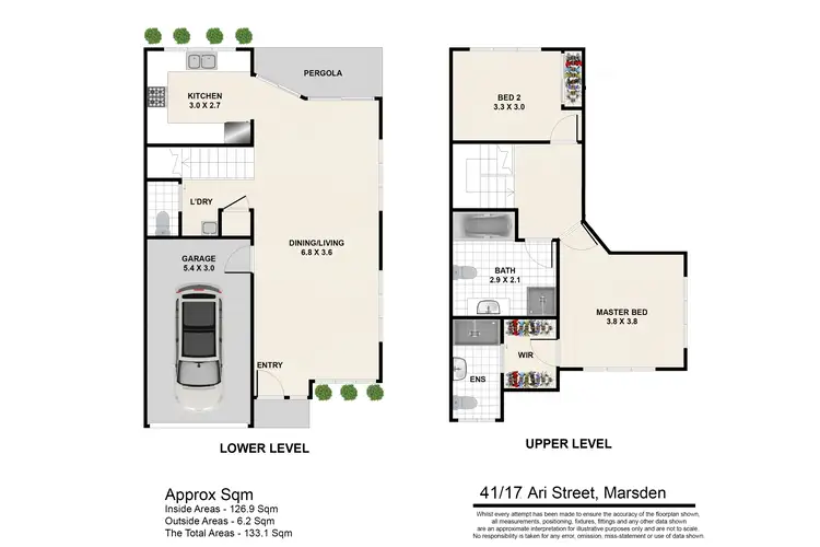 Floorplan of Homely townhouse listing, 17/45 Ari Street, Marsden QLD 4132