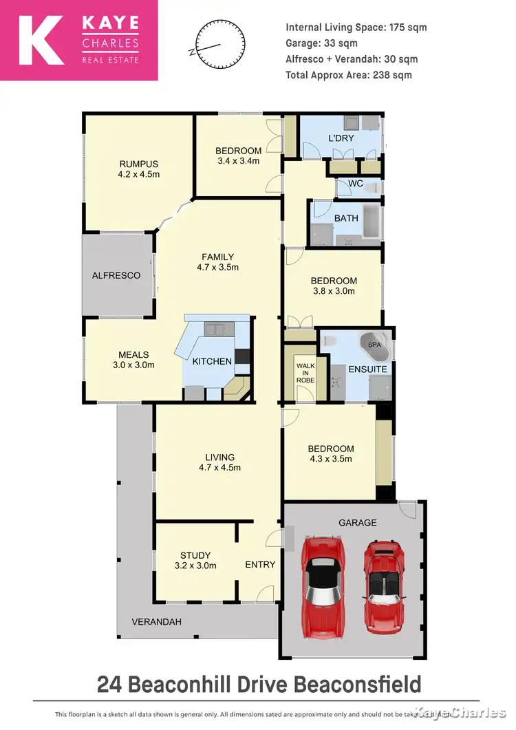 Floorplan of Homely house listing, 24 Beaconhill Drive, Beaconsfield VIC 3807
